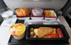 Qatar Airways Economy Class Breakfast