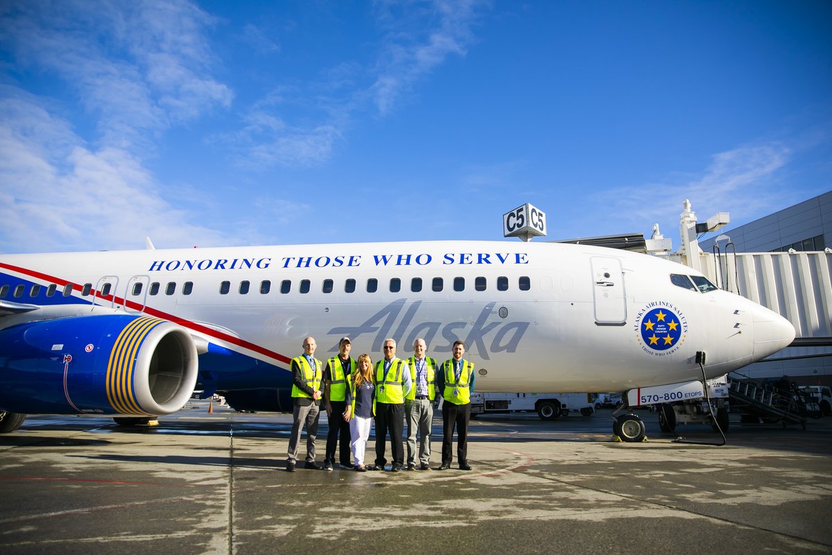 A Patriotic Paint Scheme For Alaska Airlines - Live and Let's Fly