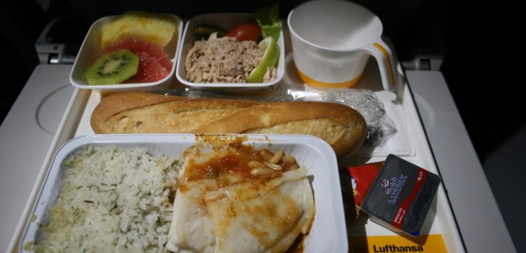 Lufthansa Seafood Special Meal