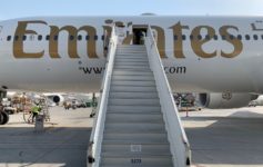 a stairs leading to an airplane