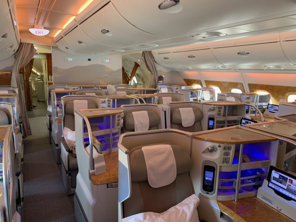 Review: Emirates A380 Business Class Los Angeles To Dubai - Live And 