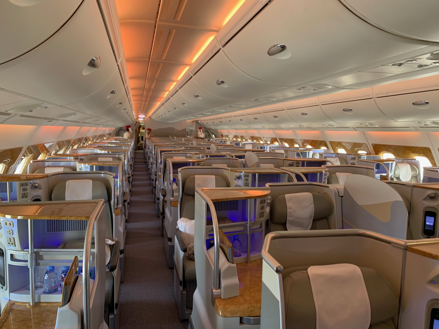 Review Emirates A380 Business Class Los Angeles To Dubai Live and