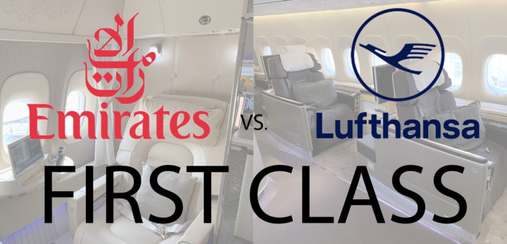 First Class Emirates vs Lufthansa