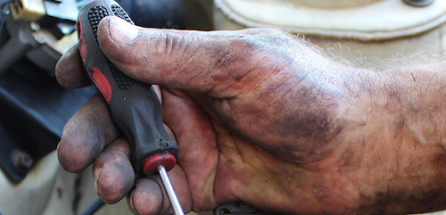 a close-up of a person's foot