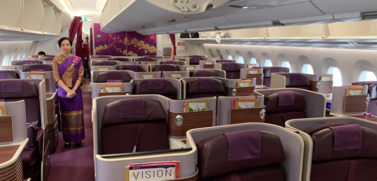 Thai Airways A350 Business Class