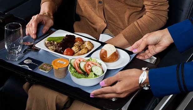 United Airlines First Class Meal Preorder