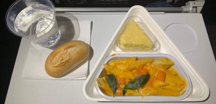 Austrian Airlines Economy Dining