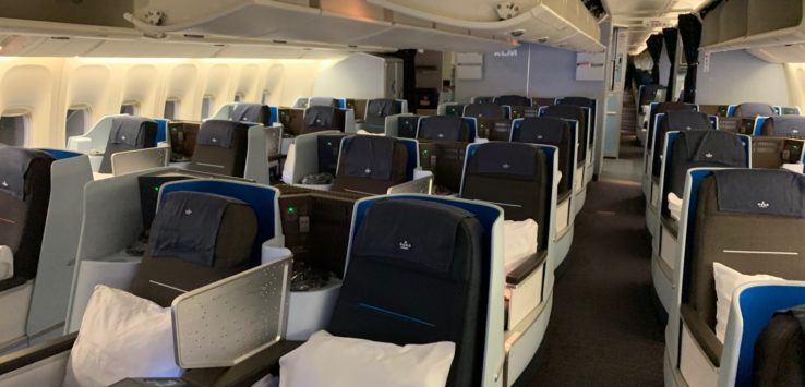 KLM 777 Business Class