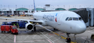 sized American Airlines A321