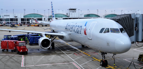 sized American Airlines A321