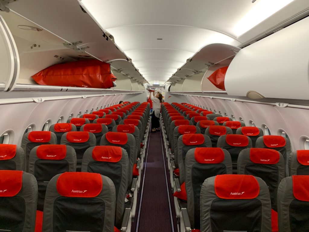 Review: Austrian Airlines A320 Economy Class Vienna To Yerevan - Live ...