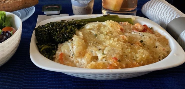 United Airlines Lobster Mac