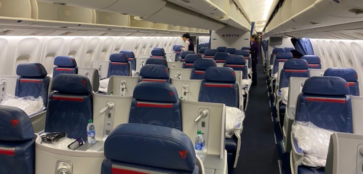 Delta One Transcon Business Class