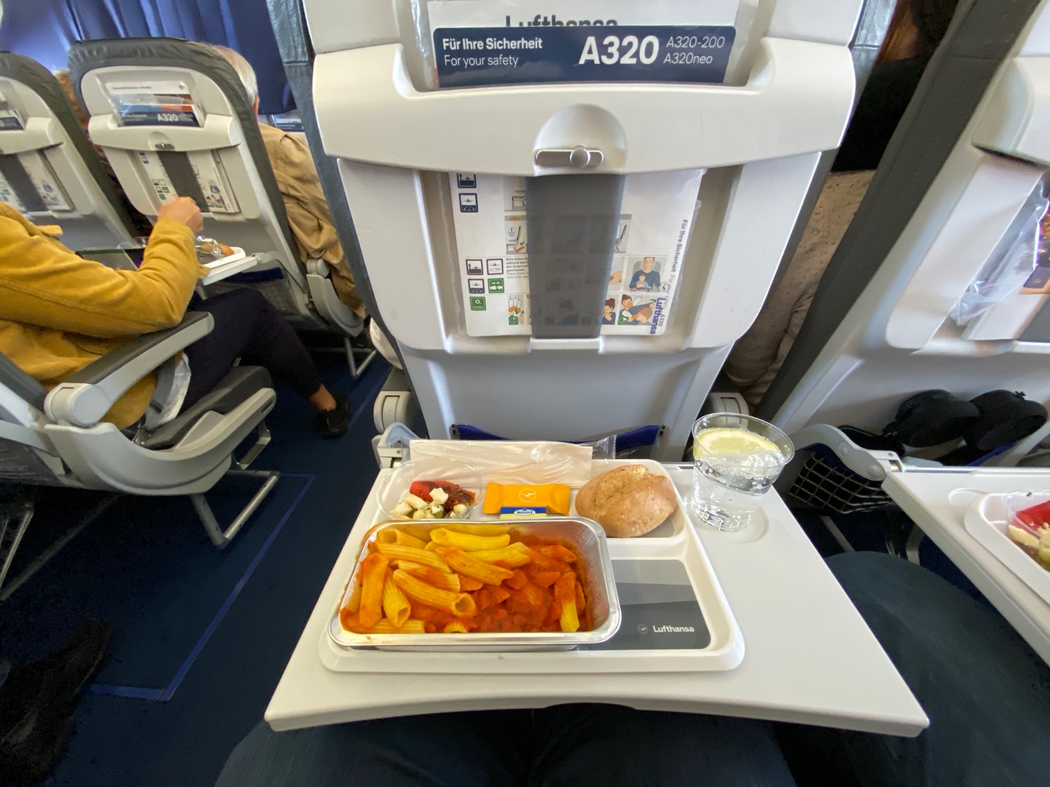 The Innocuous Pasta Dish On Lufthansa - Live and Let's Fly