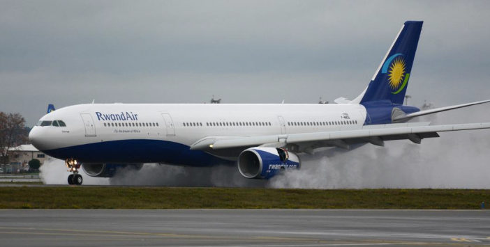 a plane taking off from a runway