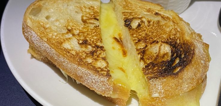 Grilled Cheese United Airlines
