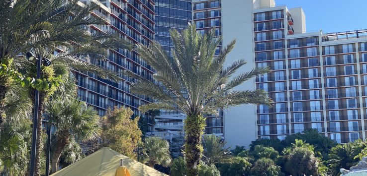 Hyatt Regency Grand Cypress from beach