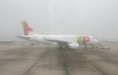 Lisbon Airport Fog