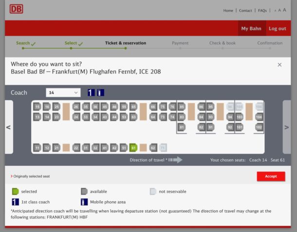 Train Review: Deutsche Bahn Intercity Express (ICE) First Class - Live ...