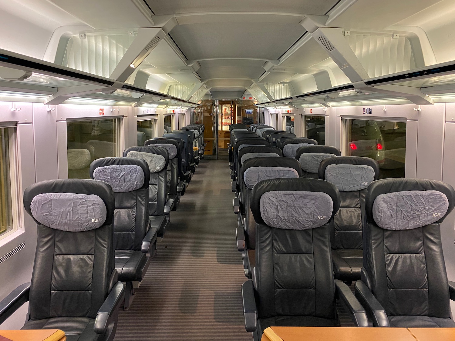 first class train travel germany