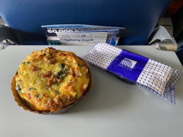 Italian Sausage Frittata On United Airlines Live And Let S Fly