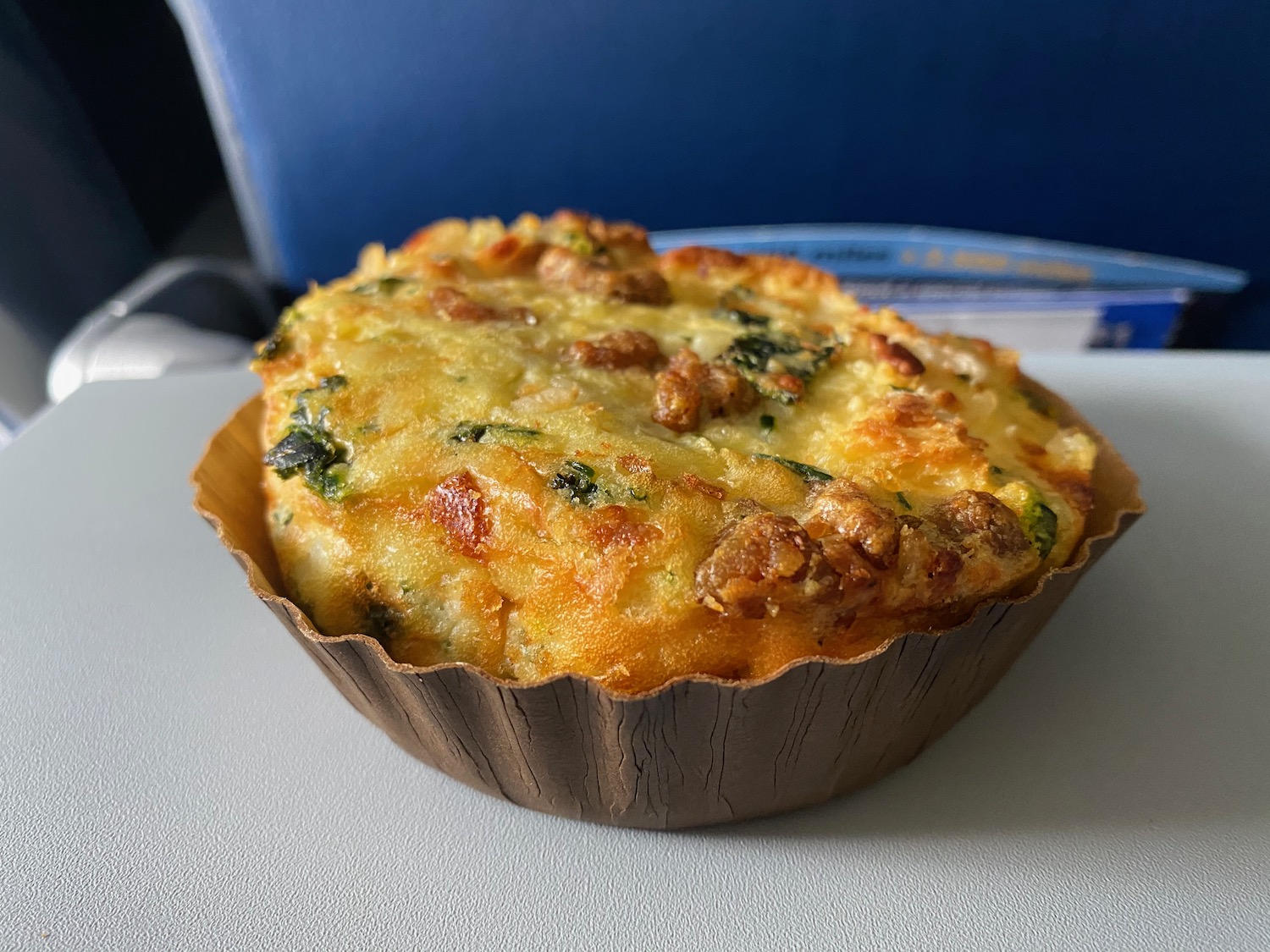 Italian Sausage Frittata On United Airlines Live and Let's Fly