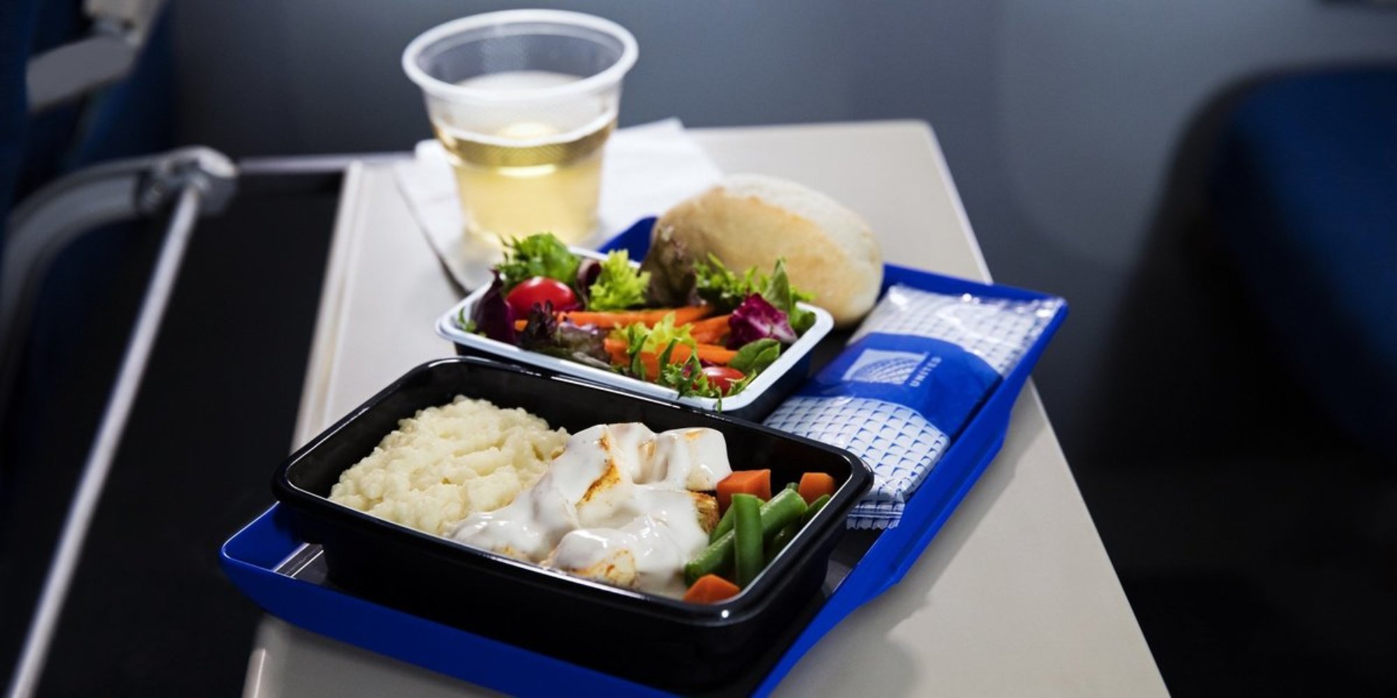 a tray of food on a tray