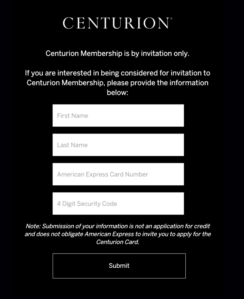 How To Request An American Express Centurion (Black) Card Live and