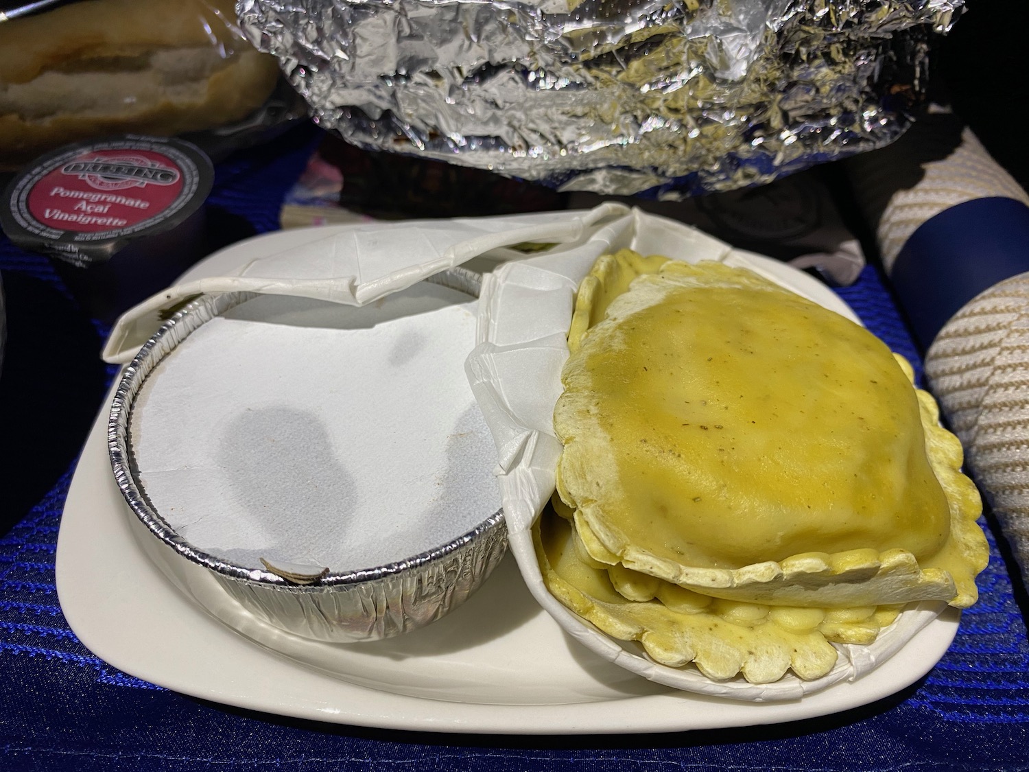 a plate of food on a table