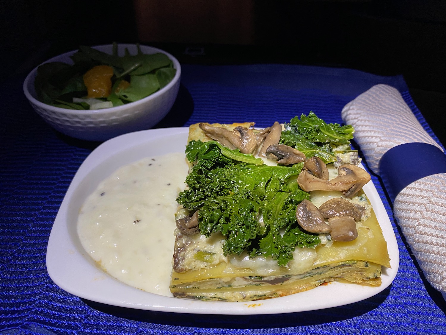 a plate of food on a table