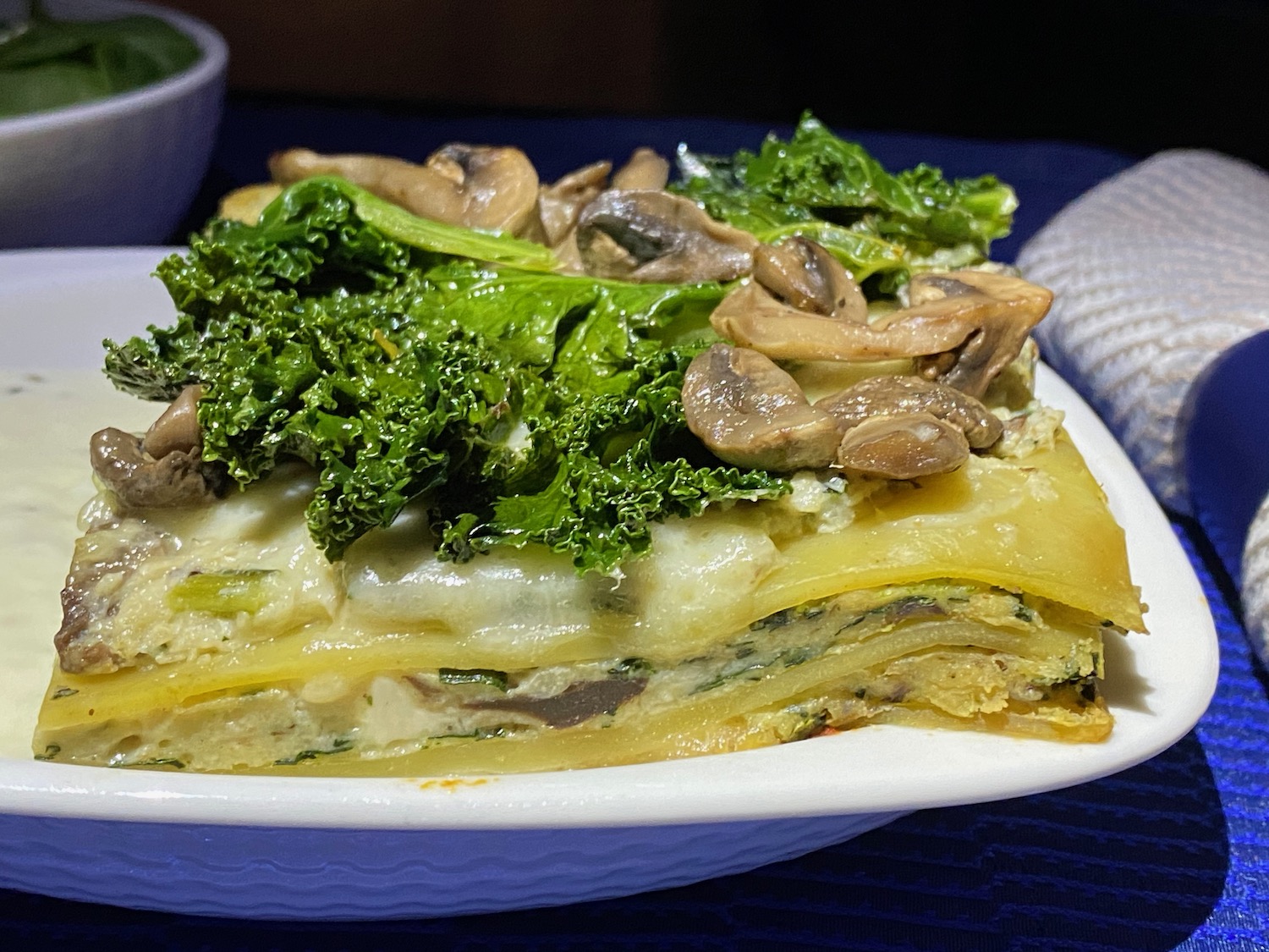 a plate of food on a table