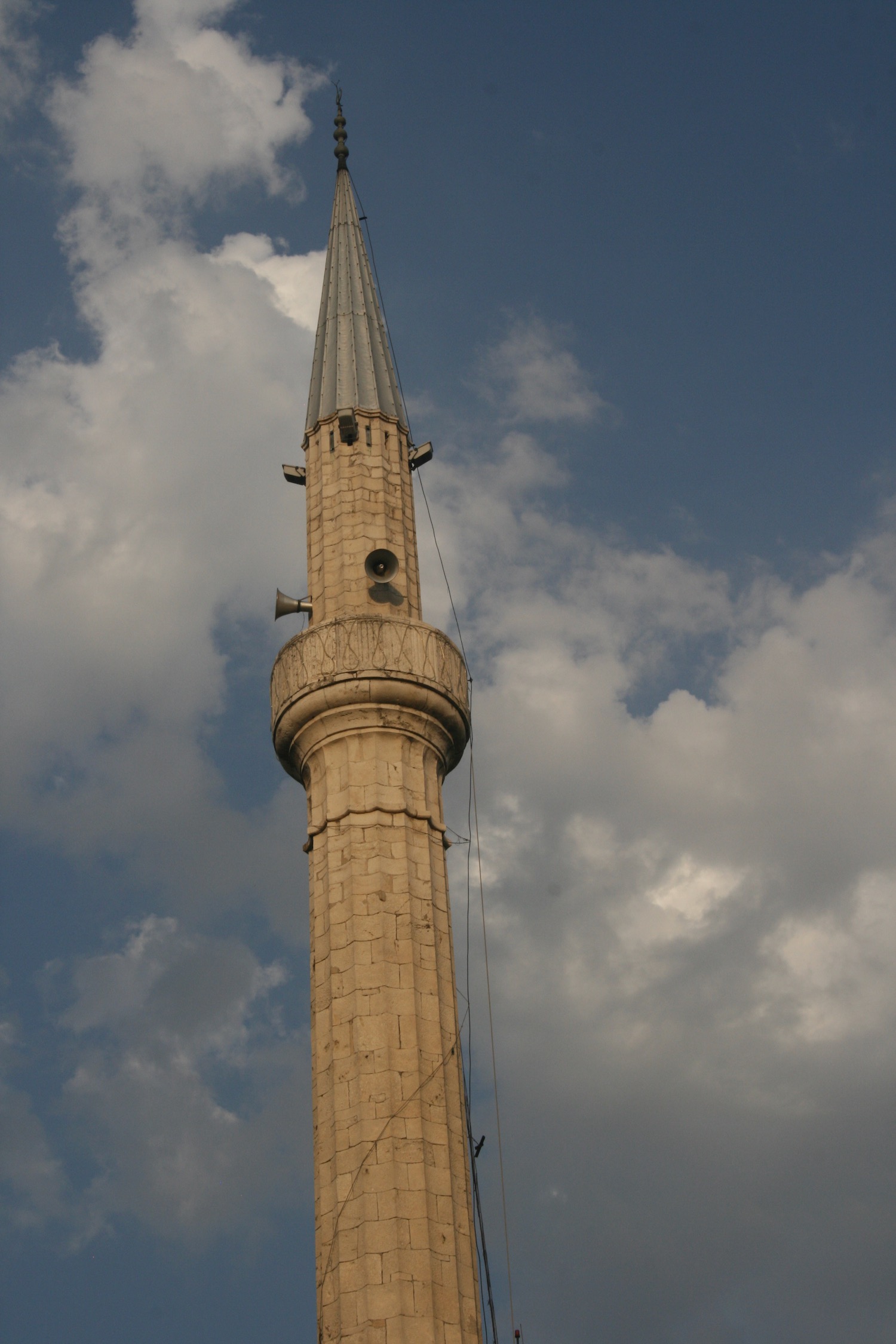 a tall tower with a pointed top