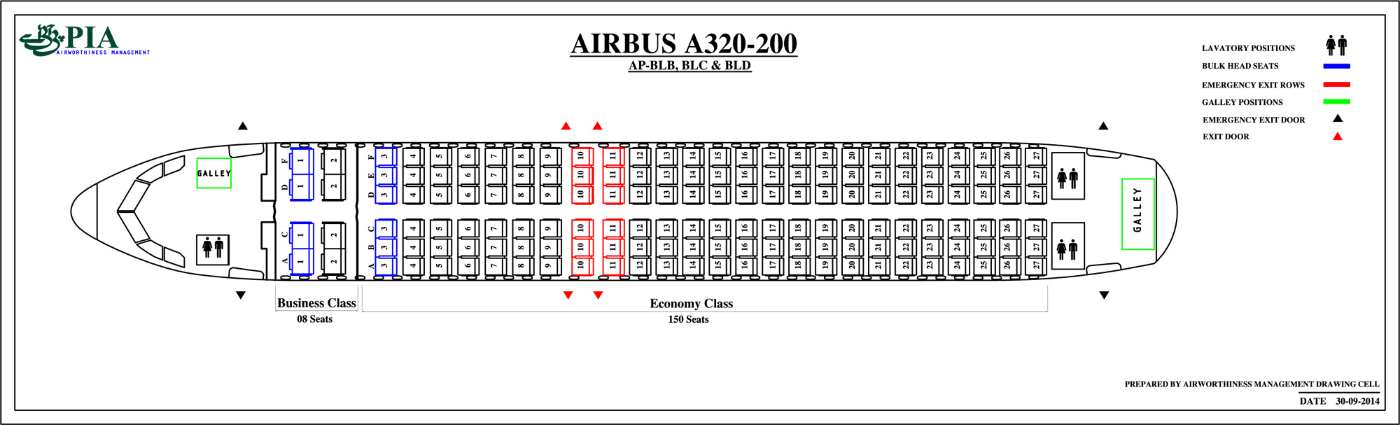 a diagram of an airplane seat