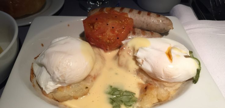 a plate of food on a table