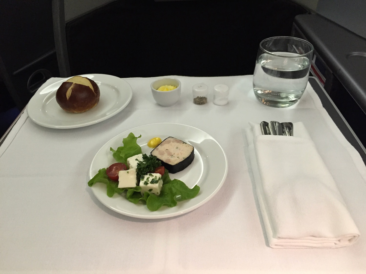 a plate of food on a table