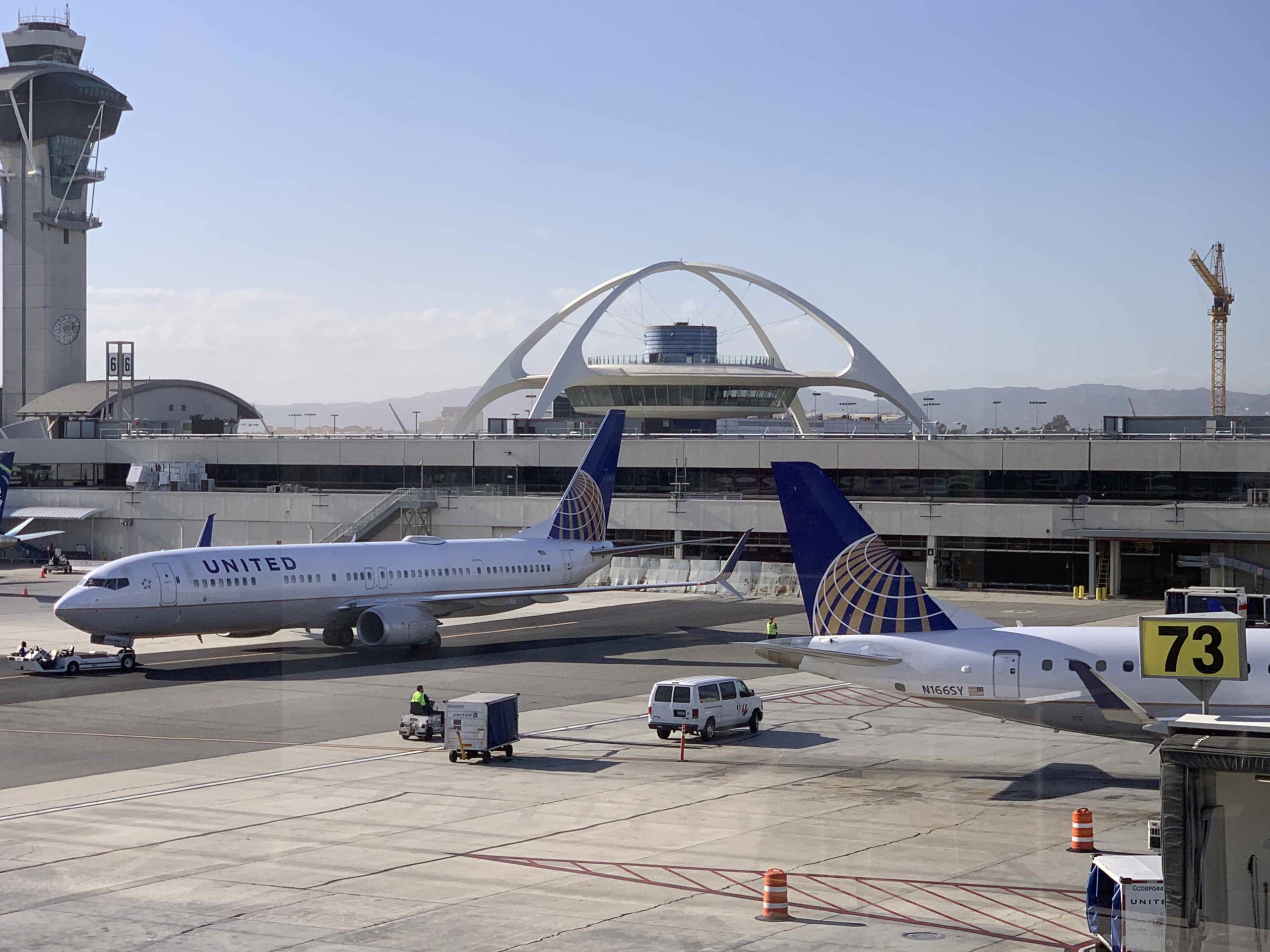 airplanes at an airport