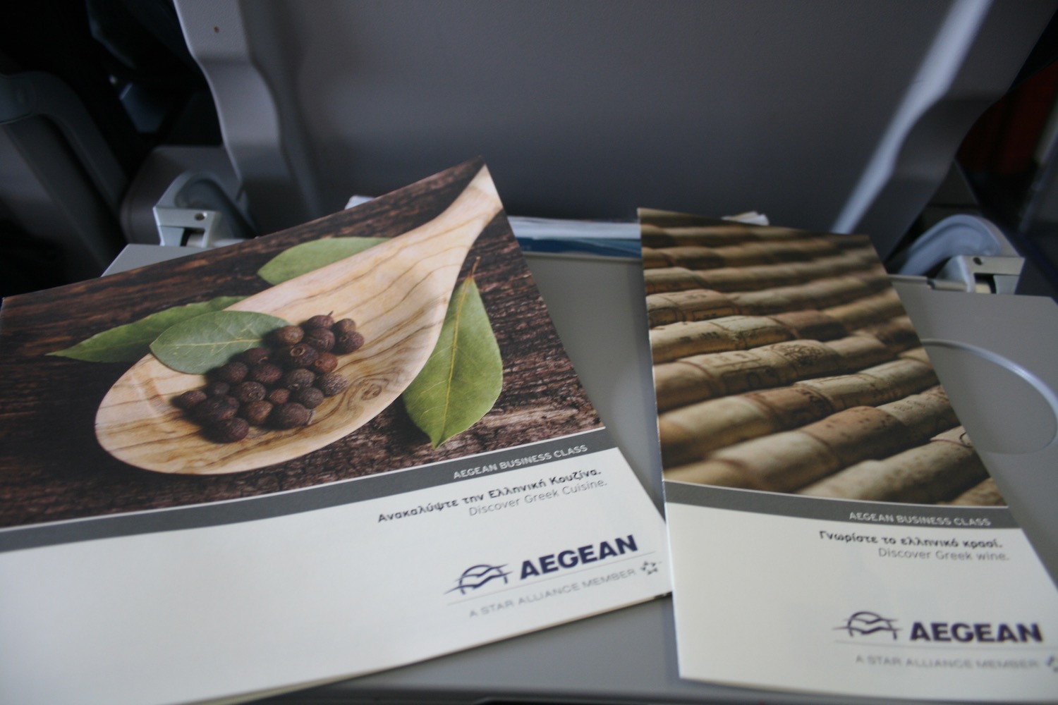 a group of brochures on a table