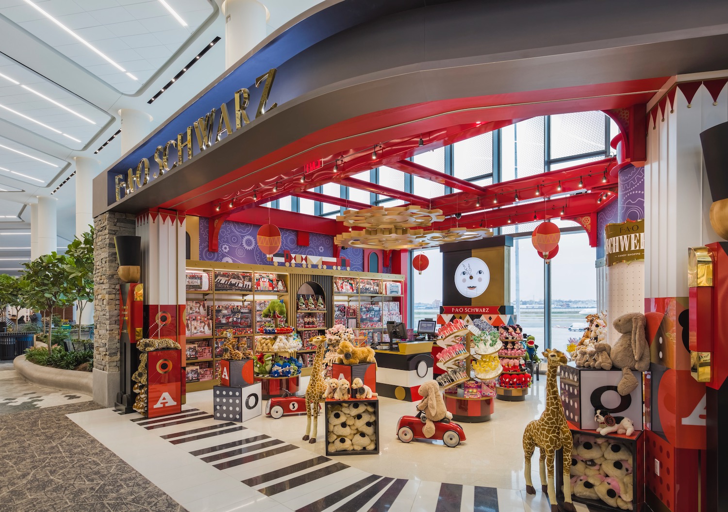 a store with stuffed animals and toys