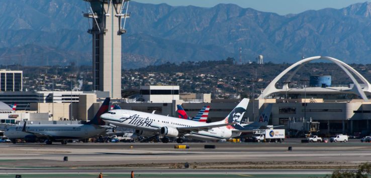 airplanes on a runway