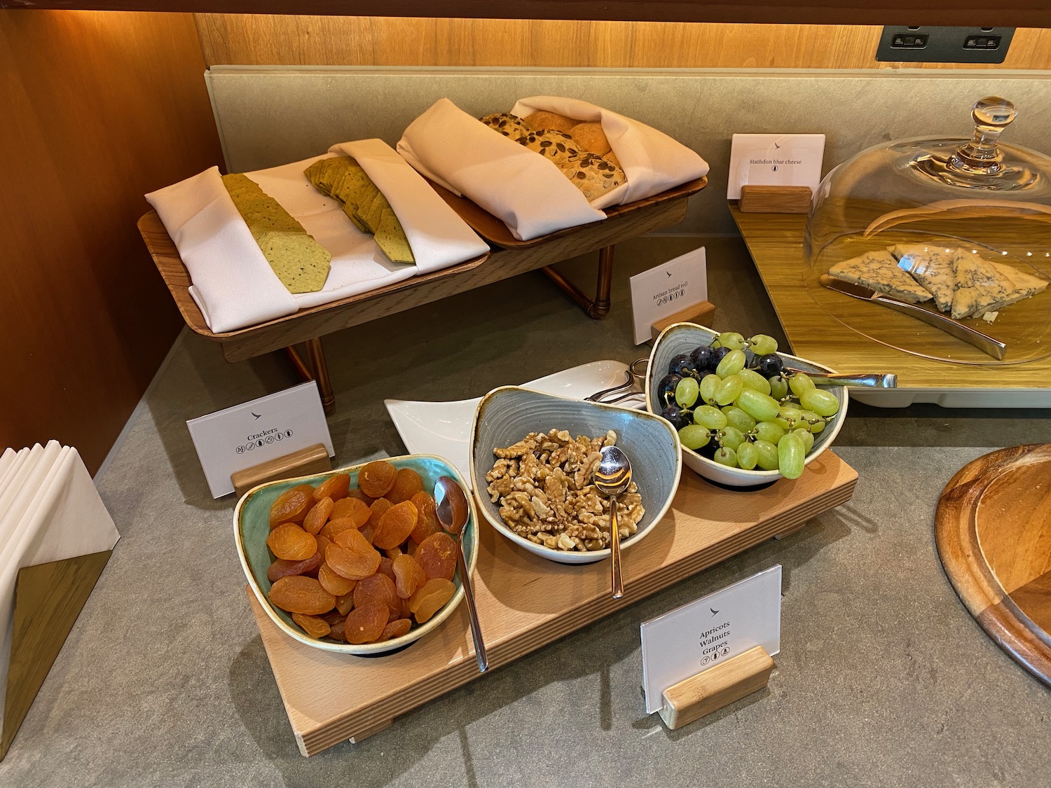 a tray of food on a table