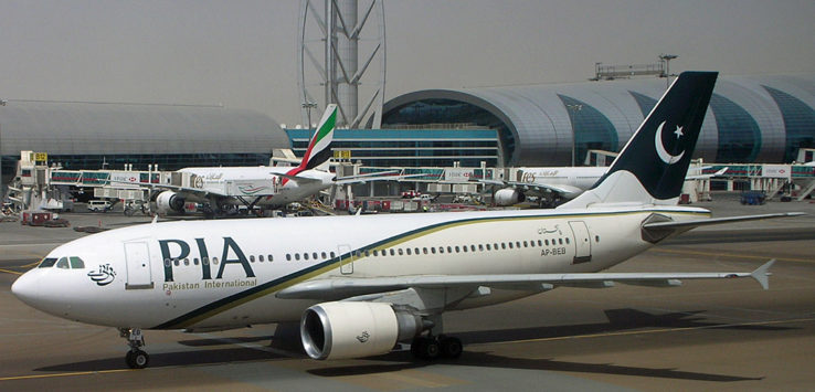 a plane on the runway