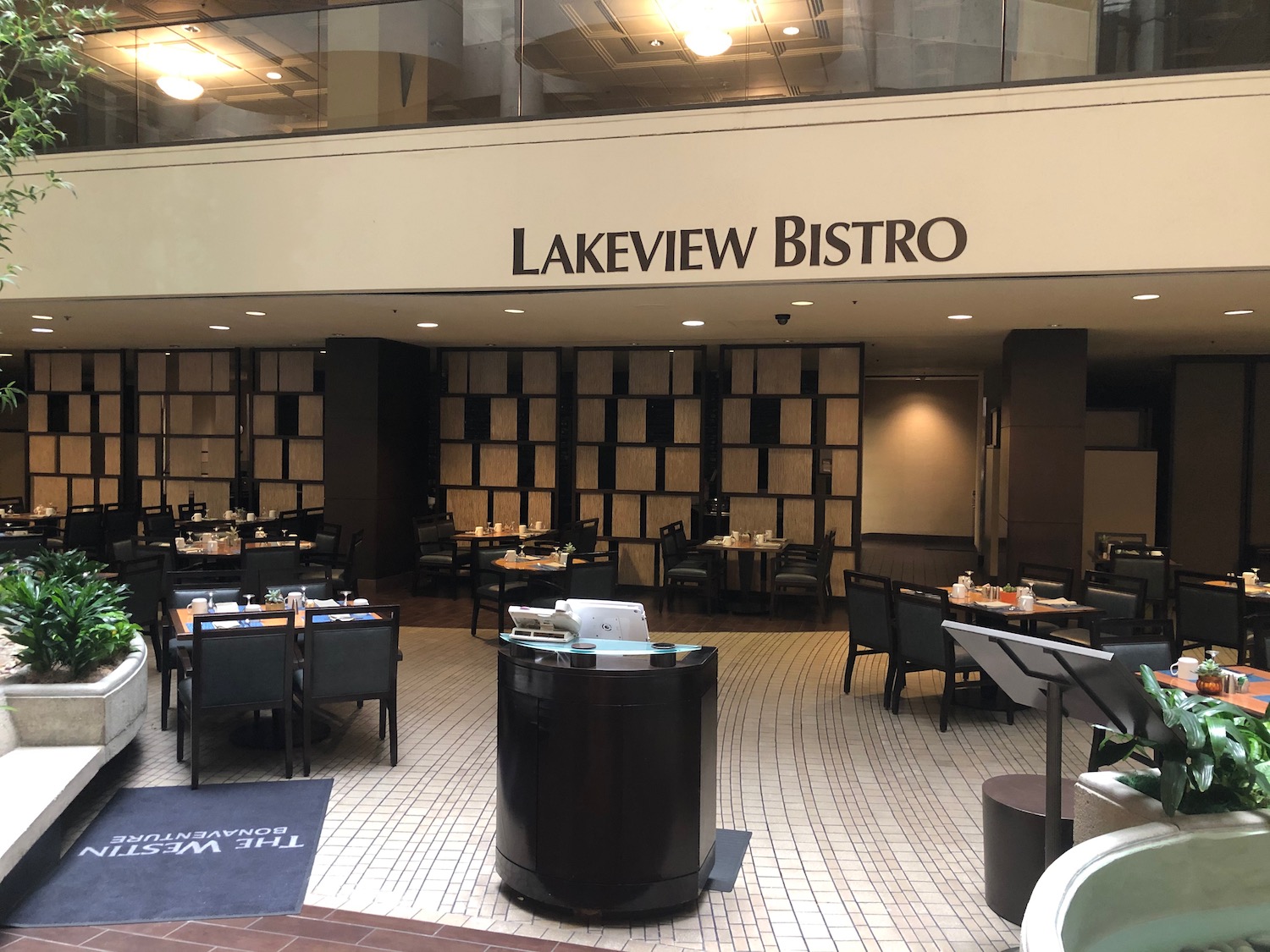 a restaurant with tables and chairs