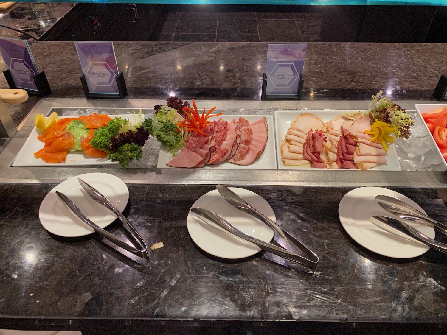 a tray of food on a table