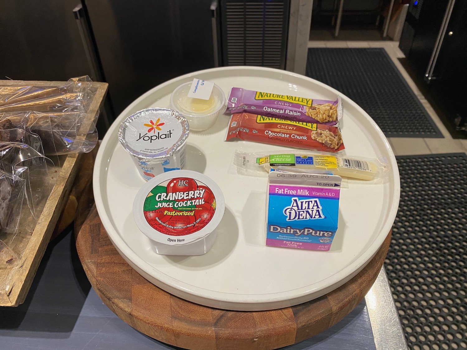 a plate of food on a table