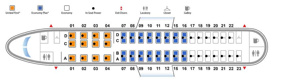 a diagram of an airplane seat
