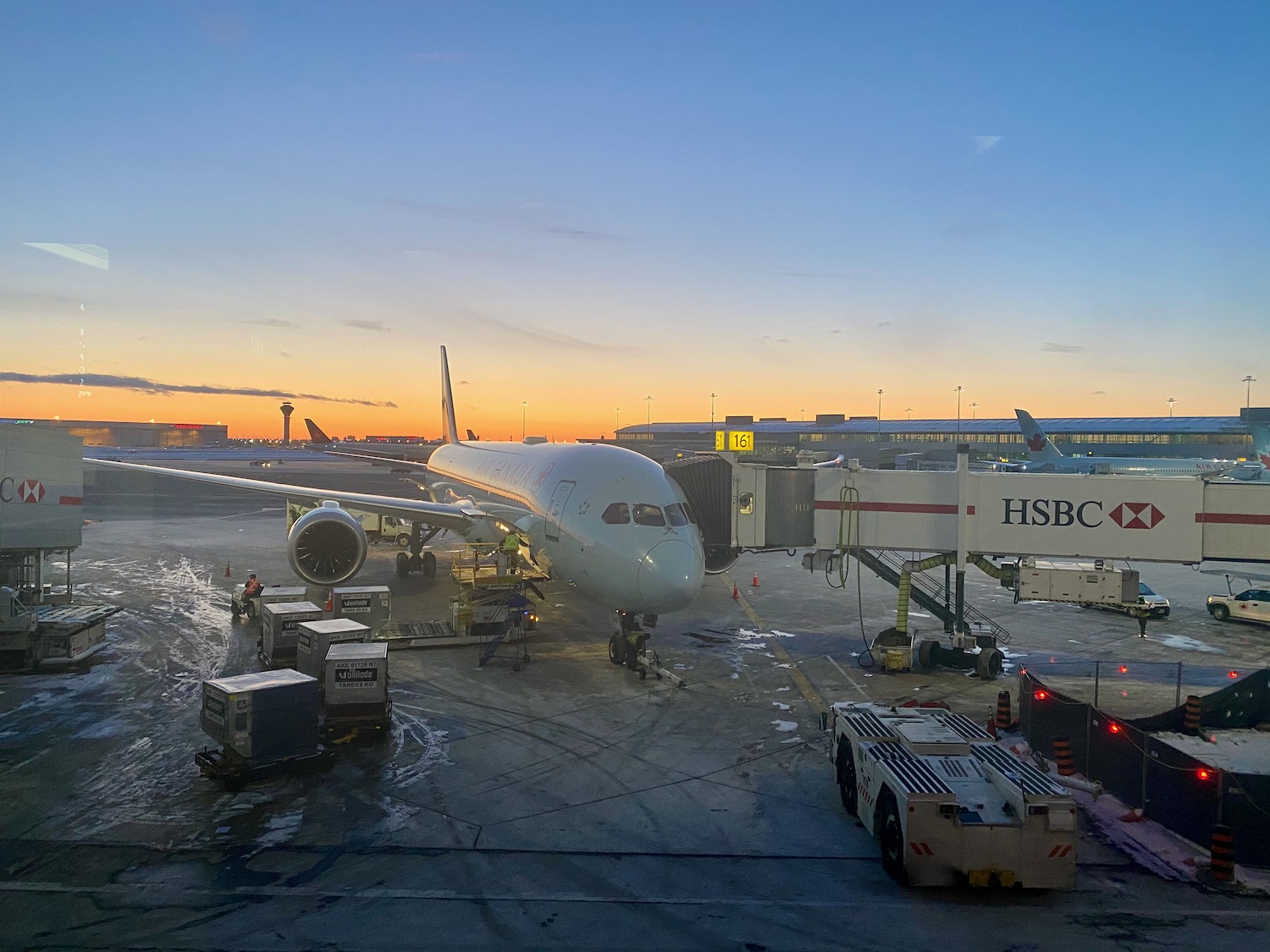 an airplane at an airport