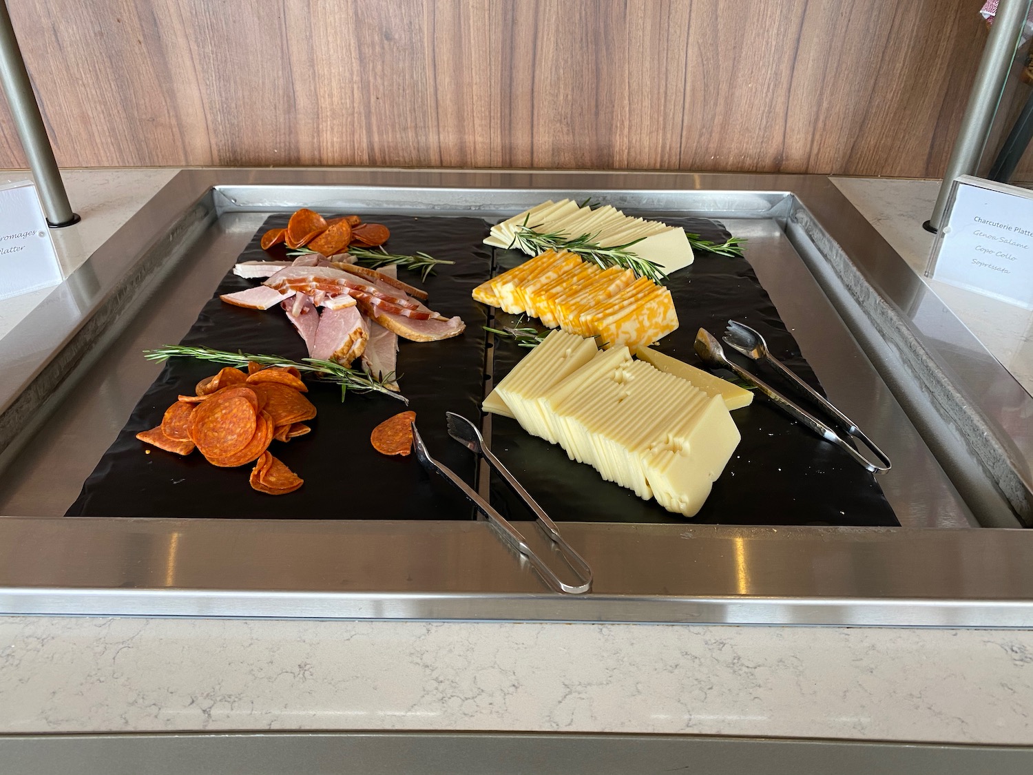 a tray of food on a counter