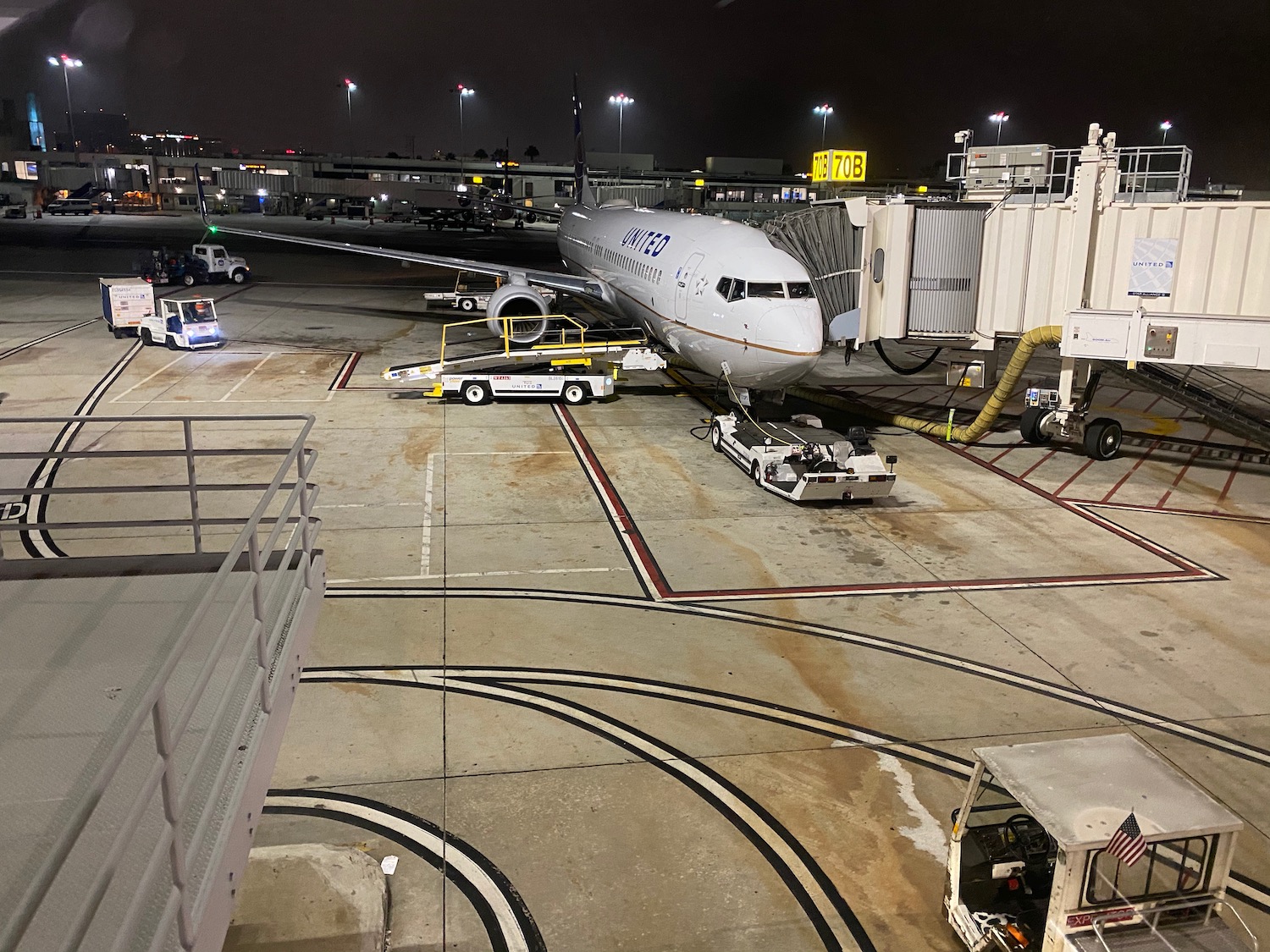 an airplane at an airport