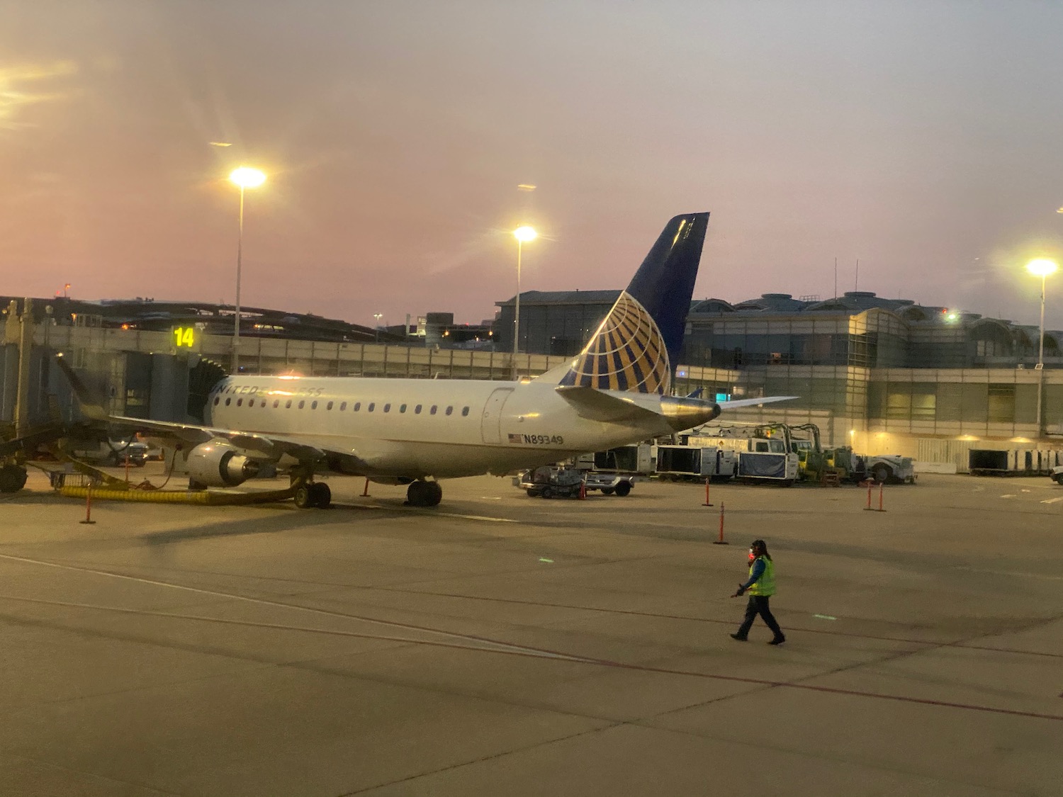 a plane on the tarmac