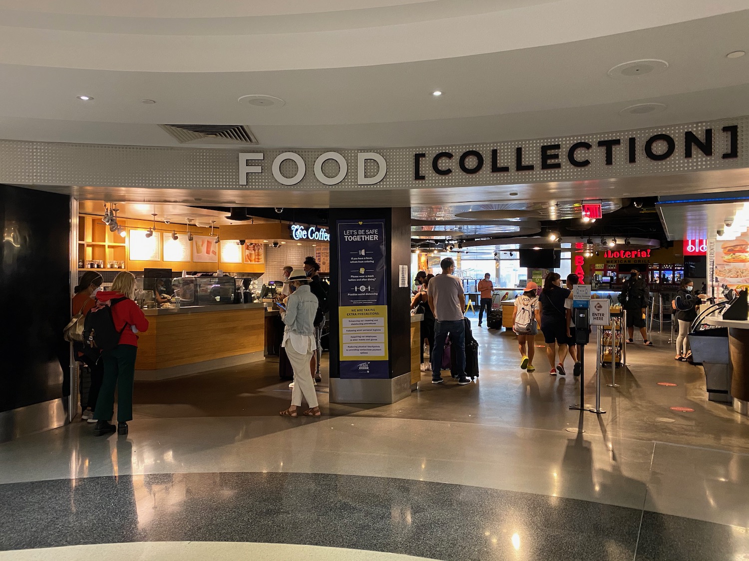 people in a food court